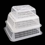 LARGE CAPACITY RECTANGULAR KITCHEN DRAINER/STORAGE BASKET - Image 2