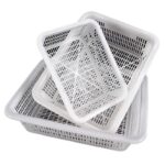 LARGE CAPACITY RECTANGULAR KITCHEN DRAINER/STORAGE BASKET - Image 3