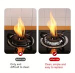 10PC HIGH TEMPERATURE RESISTANT EASY CLEAN GAS STOVE ALUMINUM FOIL LINER - Image 3