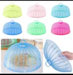 PORTABLE ROUND DUSTPROOF FOOD COVER/DISH PROTECTOR/BREATHABLE AMTI MOSQUITO FLY MESH CAGE - Image 4
