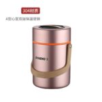 QUALITY STAINLESS STEEL VACUUM THERMAL FOOD FLASK WITH INNER COMPARTMENT - Image 2