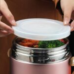 QUALITY STAINLESS STEEL VACUUM THERMAL FOOD FLASK WITH INNER COMPARTMENT - Image 3