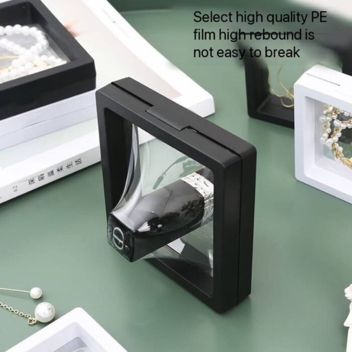 FLOATING FRAME 3D JEWELRY DISPLAY HOLDER BOX ORGANIZER - Image 5