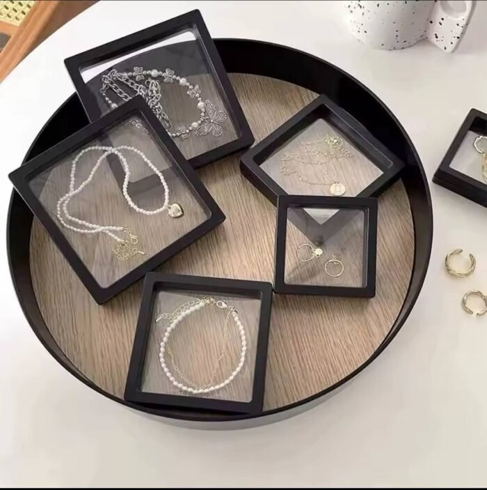 FLOATING FRAME 3D JEWELRY DISPLAY HOLDER BOX ORGANIZER - Image 6