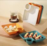 QUALITY THICK CHIPS AND SAUCE DIP PLATE - Image 2