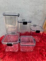 5IN1 FANCY QUALITY CEREAL/FOOD STORAGE CONTAINER(1800,1300,950,700&460ML) - Image 3