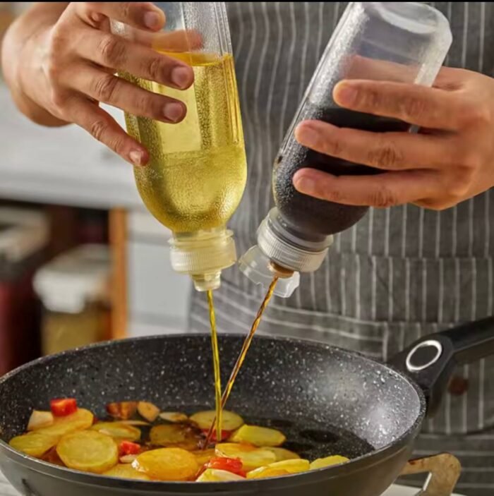 (ON SALES) 500ML SQUEEZE SEASONING OIL CONTROL/SOY SAUCE,VINEGAR,SALAD SAUCE,KETCHUP BOTTLE - Image 3