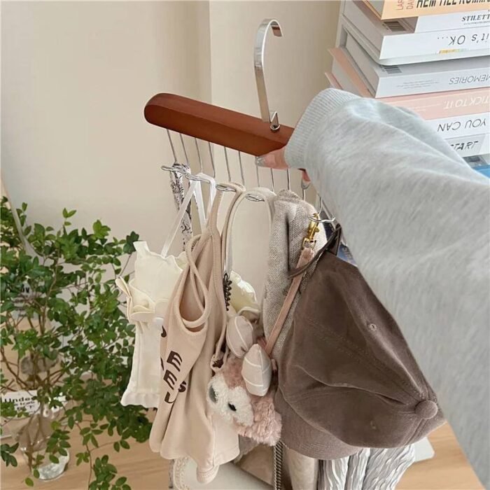 MULTIFUNCTIONAL HOOK,SOCKS HANGER,TROUSER CLIP,CLOTH WARDROBE HANGER - Image 2
