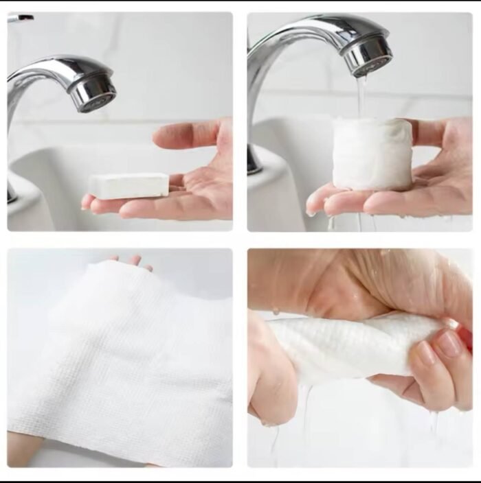 PORTABLE COMPRESSED TRAVEL CANDY CLEANSING BATH TOWEL - Image 5