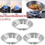 1PC ORIGINAL STAINLESS STEEL FIREPROOF WIND-SHIELD BRACKET ENERGY SAVER GAS STOVE COVER