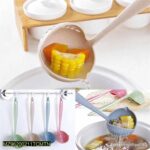 2in1 Kitchen Serving Spoon and Drainer/Colander Kitchenware Cooking Tool Multifunctional Gadget Spoons - Image 4