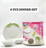6PC DINNER SET2 SOUP BOWL
2 FLAT PLATE
2 CUP