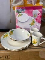 6PC DINNER SET2 SOUP BOWL
2 FLAT PLATE
2 CUP - Image 2