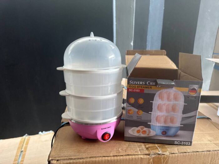 3 LAYER MULTIFUNCTION ELECTRIC EGG BOILER/STEAMER(Each step can take 7 egg,You can use it as 1 or 2 step if you want) - Image 3
