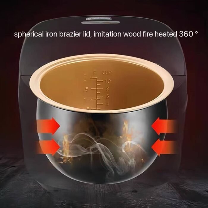5LTR SILVER CREST MULTIFUNCTIONAL ELECTRIC RICE COOKER(3D SOLID HEATING) - Image 2