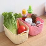 FANCY AESTHETIC WEAVE DESIGN STORAGE BASKET/ORGANIZER - Image 2