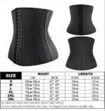 ORIGINAL QUALITY BREATHABLE LATEX HOUR GLASS SHAPE 25 STEEL BONEThe work of 25 steel bone is not only to control and burn tummy fat but also help you Shape your waist line giving you that hour glass shape and perfect figure - Image 2