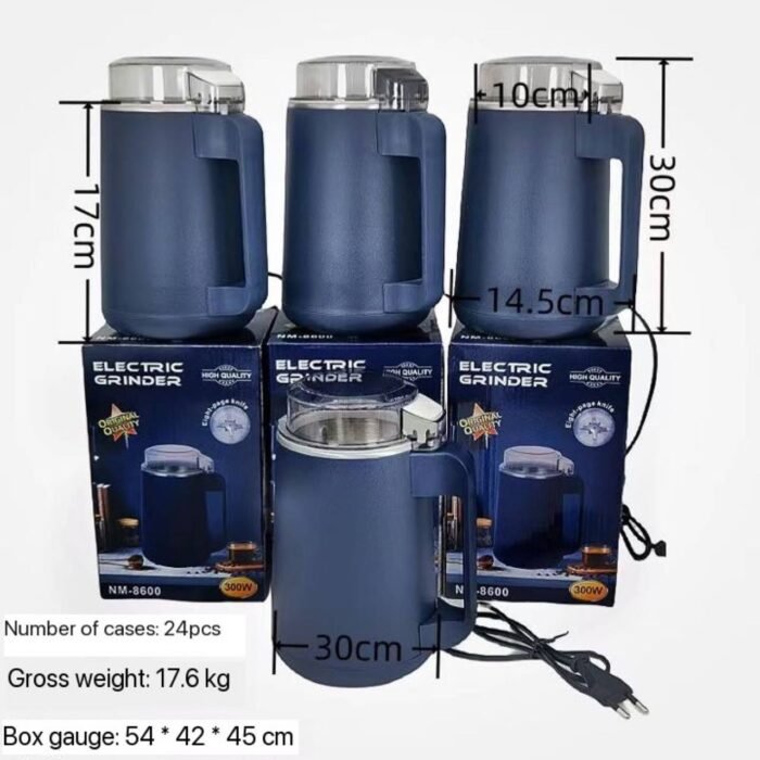 300WATT QUALITY STRONG BIG SIZE DRY STUFF ELECTRIC GRINDER WITH 8 BLADE - Image 6