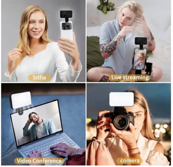 (ON SALES) PORTABLE MULTIFUNCTIONAL  (CLIP-ON LED CUBE LIGHT) FOR SELFIE/LIVE PHONE/LAPTOP & TABLET MEETING (3 light filter:White and warm light)PRODUCT DESCRIPTION:
• Portable Mini Selfie Fill Light
• 3 Modes Adjustable Brightness Clip On For Live Phone Laptop Tablet Meeting Make Up
• Convenient & Portable - Image 6