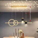 (ON SALES) NORDIC PENDANT LUXURY CREATIVE MINIMALIST DINNING,BAR,KITCHEN CHANDELIER Design 1Display 3 LIGHT MODE