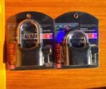 ANTI THEFT ALARM PADLOCK WITH 3 KEY MODEL AND SPARE BATTERY(Iron steel enclosure)