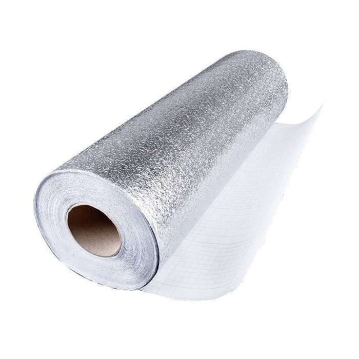 60CM*10M  KITCHEN/WARDROBE WALL PAPER/STICKER
Can use for your kitchen cabinet,Gas cooker,Freezer,Fridge etcCOLOR:SILVER ONLY - Image 2