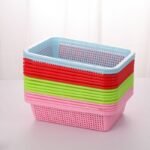 (ON SALES) QUALITY THICK SQUARE SHAPE FRUIT/VEGGIES STORAGE BASKET/SIEVEPERFECT FOR SOUVENIR - Image 2