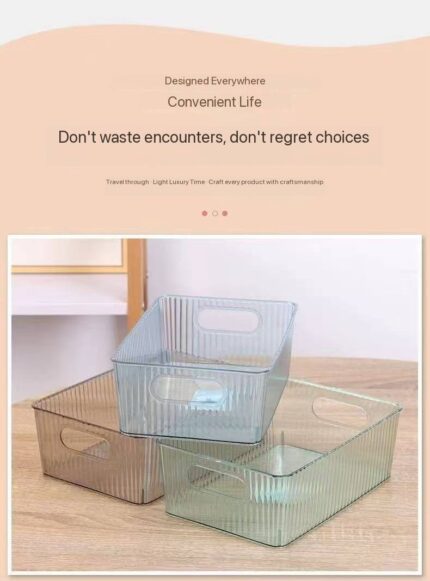 ACRYLIC TRANSPARENT DESKTOP MULTIPURPOSE COSMETICS,TOILETRIES SNACKS,FRIDGE STORAGE RACK/ORGANIZER
Perfect and ideal for souvenir