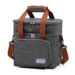 2 LAYER BIG SIZE COMPARTMENT INSULATED LUNCH BOX DESIGN 3 - Image 3