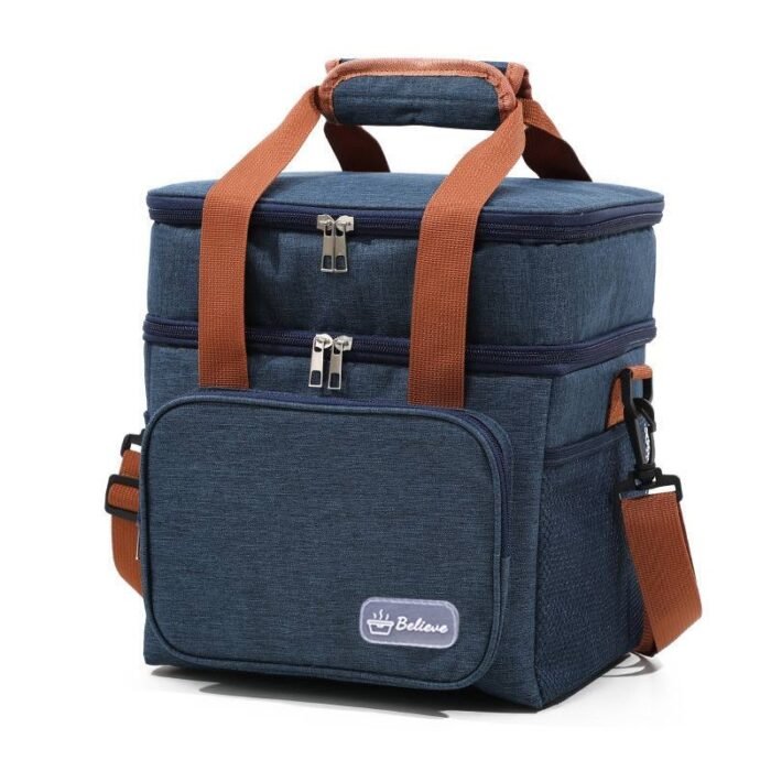 2 LAYER BIG SIZE COMPARTMENT INSULATED LUNCH BOX DESIGN 3 - Image 4