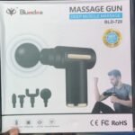 BLUE IDEA FASCIAL GUN DEEP MUSCLE ELECTRIC BODY RELAXATION MASSAGER WITH 4 REPLACEABLE HEAD