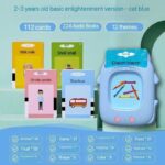 112PC CARD 224 WORDS KIDS LEARNING EDUCATIONAL DEVICE CAT DESIGN 2 (300mah battery) - Image 3