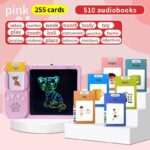 2IN1 WRITING BOARD AND EARLY LEARNING EDUCATIONAL CARD READER DEVICE WITH 225 CARDS 510 AUDIOBOOKS,ALSO SING KIDDIES LULLABY - Image 2