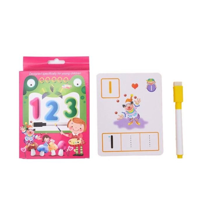 ALPHABET AND NUMBERS TRACING AND OBJECT IDENTIFICATION FLASH CARDS WITH ERASABLE PEN
ORDER - Image 5