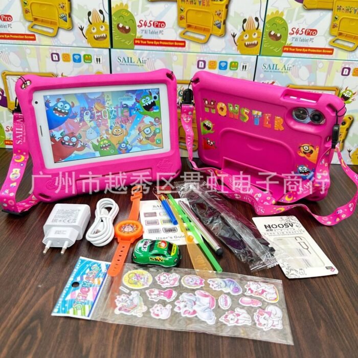 SAIL AIR S45pro SIM + WIFI
8GB+256GB ANDROID 15
7INCH IPS UNBREAKABLE SCREEN TYPE C CABLE&CHARGER
WITH TOUCH PEN,3D GLASSES,EVA CASE,SHOULDER STRAPS AND GIFT ITEMS TABLET - Image 4