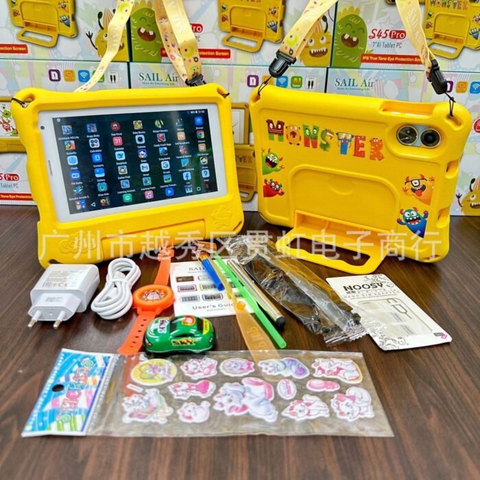 SAIL AIR S45pro SIM + WIFI
8GB+256GB ANDROID 15
7INCH IPS UNBREAKABLE SCREEN TYPE C CABLE&CHARGER
WITH TOUCH PEN,3D GLASSES,EVA CASE,SHOULDER STRAPS AND GIFT ITEMS TABLET - Image 7