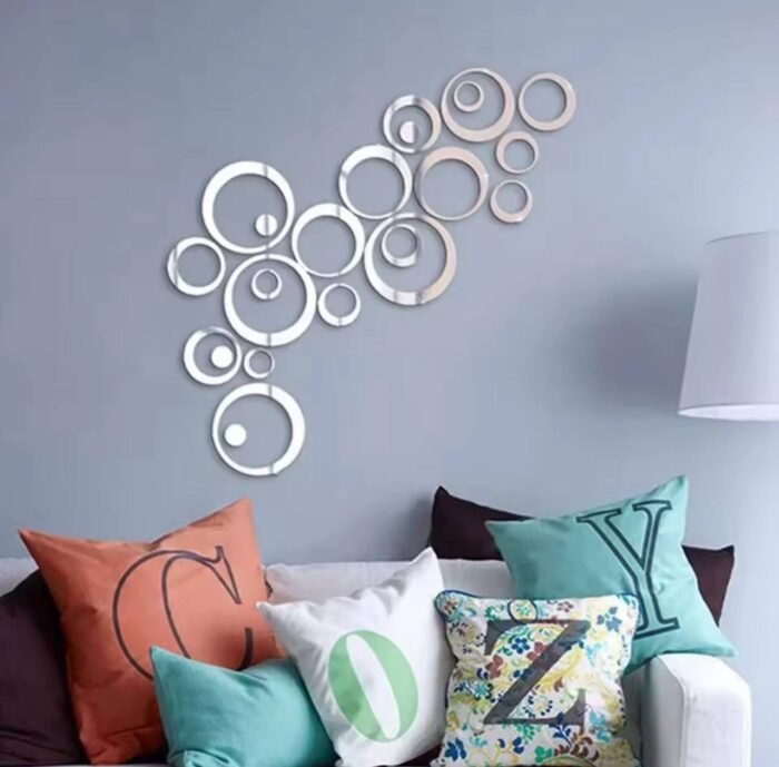 (ON SALES) ACRYLIC INTERIOR WALL DÉCORCOMES IN SILVER ONLY - Image 3