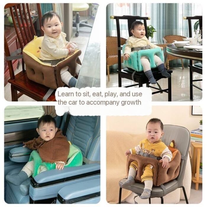 BABY SITTER WITH BELT(CAN BE USED IN THE  CAR,CHAIR AND ON THE FLOOR) CODE 046 Ember
Has 2 zipper in the front to easily open and carry the baby inside - Image 2