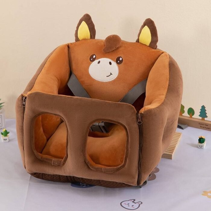 BABY SITTER WITH BELT(CAN BE USED IN THE  CAR,CHAIR AND ON THE FLOOR) CODE 046 Ember
Has 2 zipper in the front to easily open and carry the baby inside - Image 4