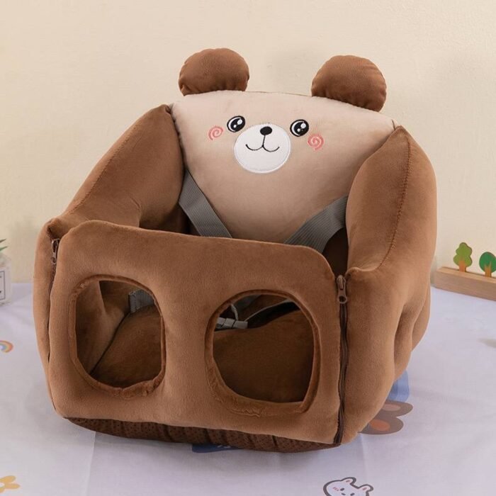BABY SITTER WITH BELT(CAN BE USED IN THE  CAR,CHAIR AND ON THE FLOOR) CODE 046 Ember
Has 2 zipper in the front to easily open and carry the baby inside - Image 5