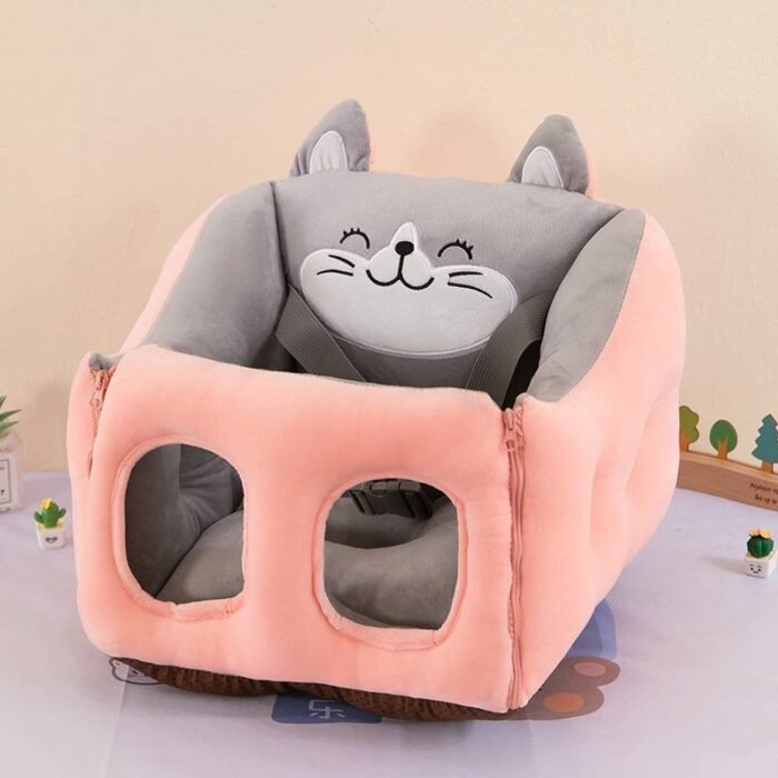 BABY SITTER WITH BELT(CAN BE USED IN THE  CAR,CHAIR AND ON THE FLOOR) CODE 046 Ember
Has 2 zipper in the front to easily open and carry the baby inside - Image 9