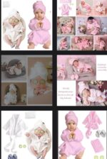 BABY PHOTOGRAPHY/BATHROOM/NIGHTWEAR COMFY ROBE SET - Image 2