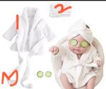 BABY PHOTOGRAPHY/BATHROOM/NIGHTWEAR COMFY ROBE SET - Image 3