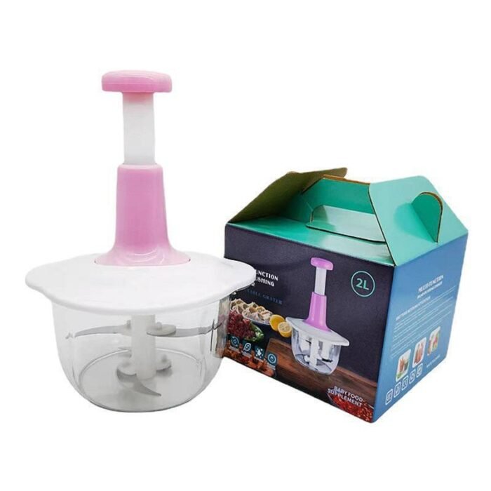 2LTR MANUAL MULTIPURPOSE HAND PUSHING GRATEE WIRH ACCESSORIES
Perfect for chopping vegetables,Mince meat,Pepper etc - Image 3