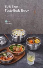 HANDHELD JU CHENG STAINLESS FOOD FLASK WITH INNER PLATE - Image 3