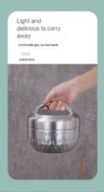 HANDHELD JU CHENG STAINLESS FOOD FLASK WITH INNER PLATE - Image 4