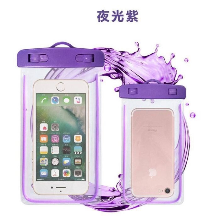 SILICON WATERPROOF PHONE POUCH(Don’t get your phone mess up, get it secured even in the rain)You can press and operate your phone even while in the pouch - Image 2