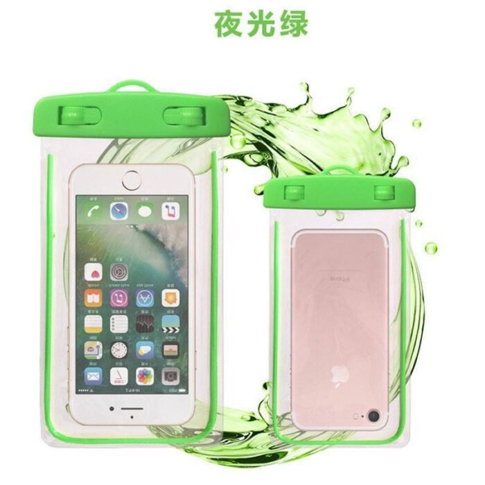 SILICON WATERPROOF PHONE POUCH(Don’t get your phone mess up, get it secured even in the rain)You can press and operate your phone even while in the pouch - Image 3