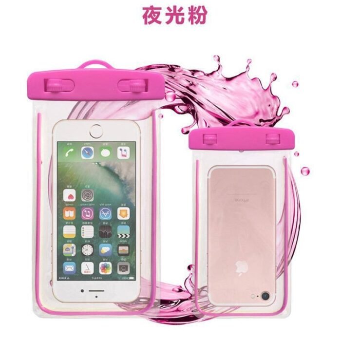 SILICON WATERPROOF PHONE POUCH(Don’t get your phone mess up, get it secured even in the rain)You can press and operate your phone even while in the pouch - Image 5