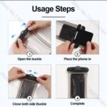 SILICON WATERPROOF PHONE POUCH..NOW BACK IN STOCK 

 (Don’t get your phone mess up, get it secured even in the rain)

You can press and operate your phone even while in the pouch - Image 8